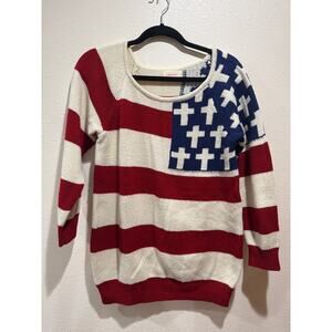 Womens repipi armario patriotic sweater size xs